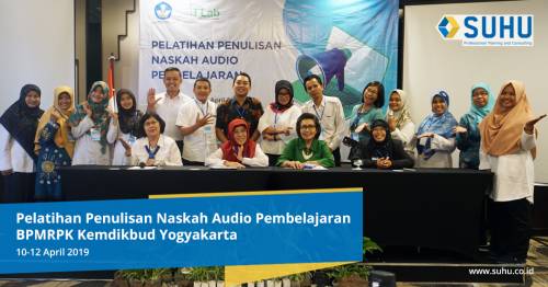Pelatihan Penulisan Naskah Audio Pembelajaran BPMRPK Kemdikbud Yogyakarta