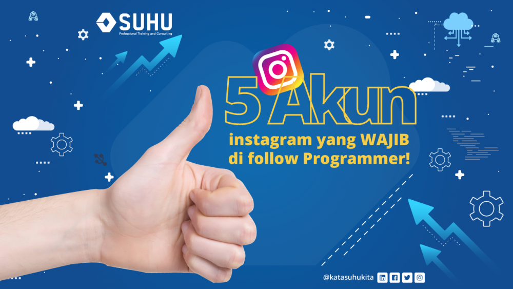 Rekomendasi 5 Akun Instagram yang WAJIB difollow Programmer!